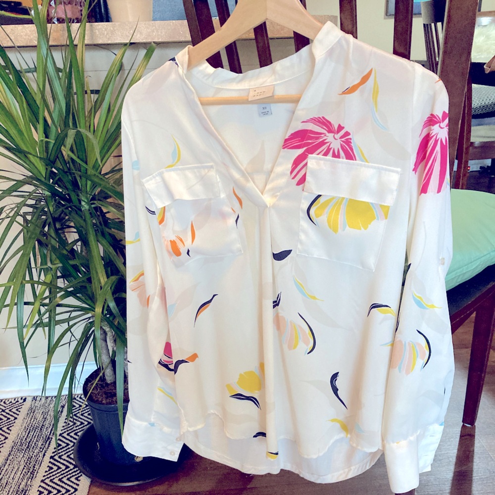 Slightly Sheer Cream Tunic